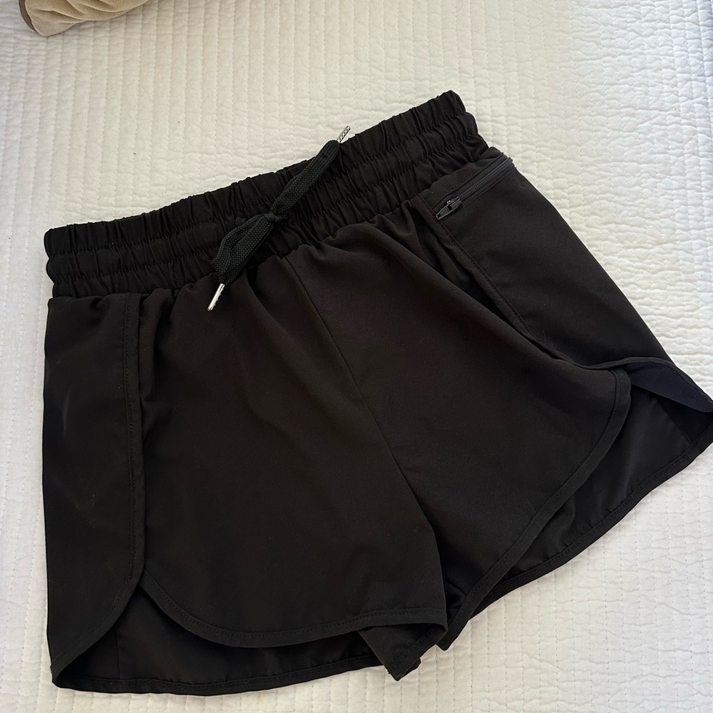 Black Women's Athletic Running Shorts